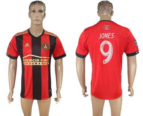 Atlanta United FC #9 Jones Home Soccer Club Jersey