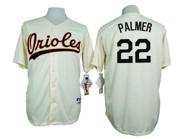 Baltimore Orioles #22 Jim Palmer Cream 1954 Turn Back The Clock Throwback Stitched Baseball Jersey Baltimore Orioles #22 Jim Palmer Cream 1954 Turn Back The Clock Throwback Stitched Baseball Jersey