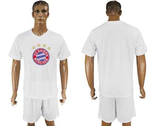 Bayern Munchen Blank White Soccer Club T-Shirt
