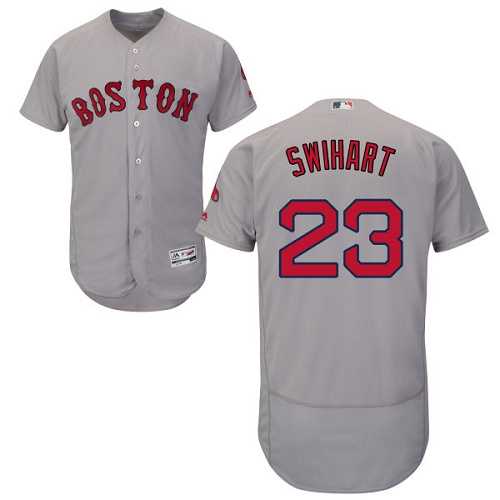 Boston Red Sox #23 Blake Swihart Grey Flexbase Authentic Collection Stitched MLB Jersey