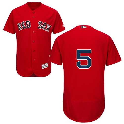 Boston Red Sox #5 Allen Craig Red Flexbase Authentic Collection Stitched MLB Jersey