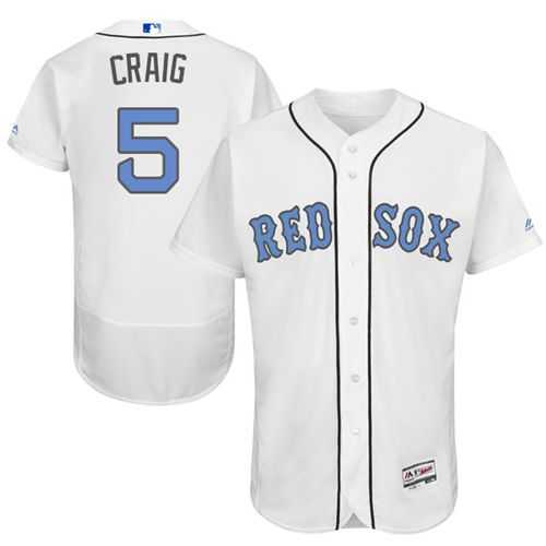 Boston Red Sox #5 Allen Craig White Flexbase Authentic Collection Father's Day Stitched MLB Jersey