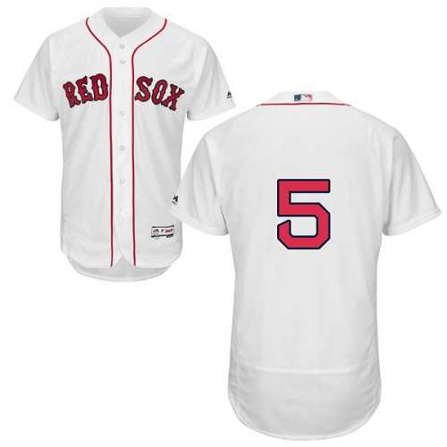 Boston Red Sox #5 Allen Craig White Flexbase Authentic Collection Stitched MLB Jersey