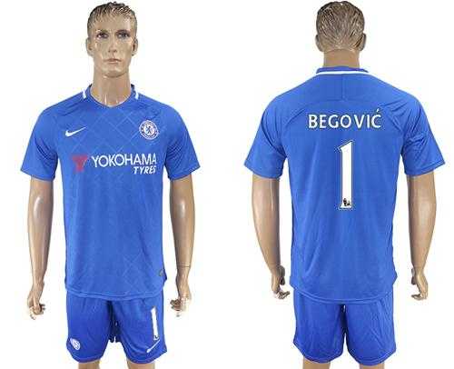 Chelsea #1 Begovic Home Soccer Club Jersey