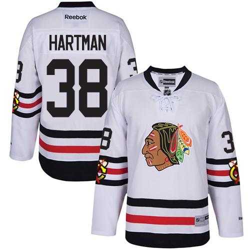 Chicago Blackhawks #38 Ryan Hartman White 2017 Winter Classic Stitched NHL Jersey
