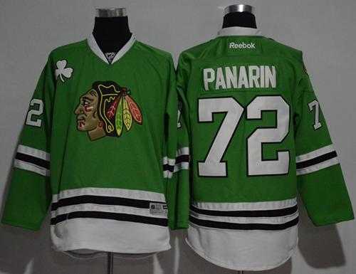 Chicago Blackhawks #72 Artemi Panarin Green Stitched NHL Jersey Chicago Blackhawks #72 Artemi Panarin Green Stitched NHL Jersey