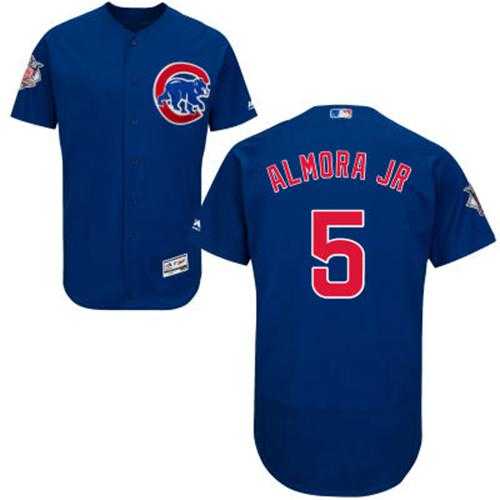 Chicago Cubs #5 Albert Almora Jr. Blue Flexbase Authentic Collection Stitched MLB Jersey