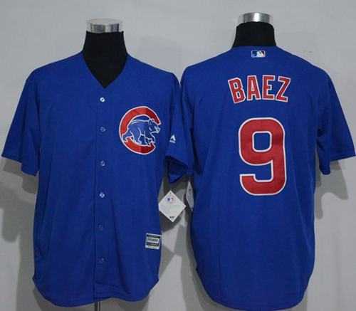 Chicago Cubs #9 Javier Baez Blue New Cool Base Stitched MLB Jersey Chicago Cubs #9 Javier Baez Blue New Cool Base Stitched MLB Jersey