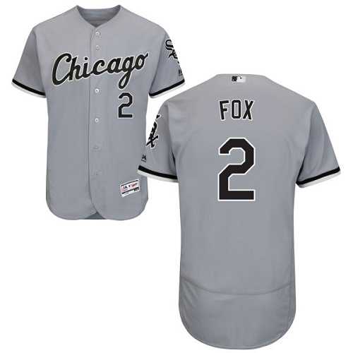 Chicago White Sox #2 Nellie Fox Grey Flexbase Authentic Collection Stitched MLB Jersey