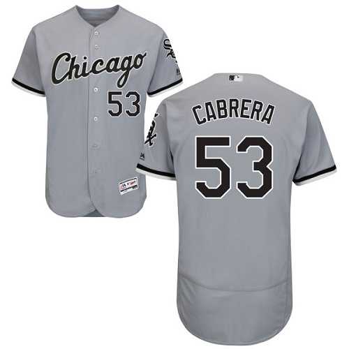 Chicago White Sox #53 Melky Cabrera Grey Flexbase Authentic Collection Stitched MLB Jerseys