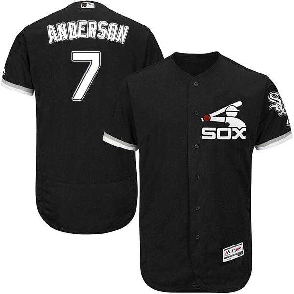 Chicago White Sox #7 Tim Anderson Black Flexbase Authentic Collection Stitched MLB Jersey