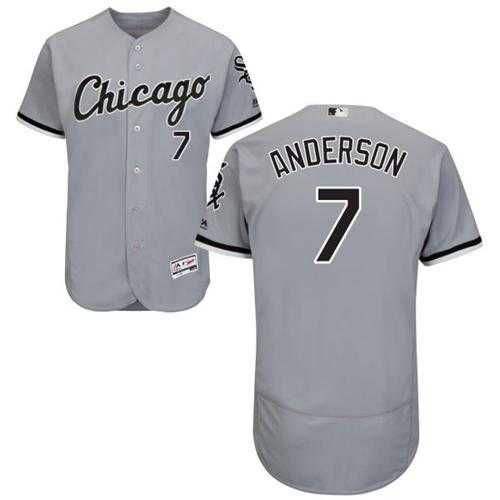 Chicago White Sox #7 Tim Anderson Grey Flexbase Authentic Collection Stitched MLB Jersey
