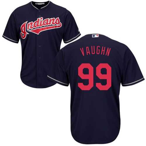 Cleveland Indians #99 Ricky Vaughn Navy Blue New Cool Base Stitched MLB Jersey