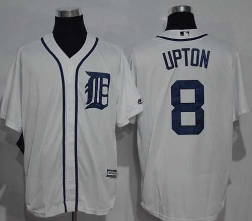 Detroit Tigers #8 Justin Upton White New Cool Base Stitched MLB Jersey Detroit Tigers #8 Justin Upton White New Cool Base Stitched MLB Jersey