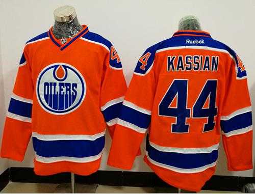 Edmonton Oilers #44 Zack Kassian Orange Alternate Stitched NHL Jersey
