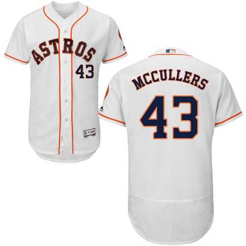 Houston Astros #43 Lance McCullers White Flexbase Authentic Collection Stitched MLB Jersey