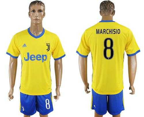 Juventus #8 Marchisio Away Soccer Club Jersey