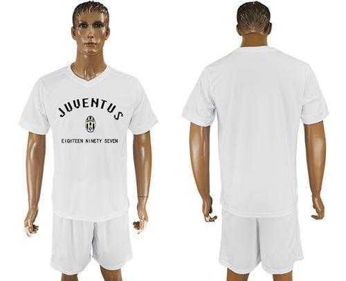 Juventus Blank White Soccer Club T-Shirt