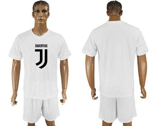 Juventus Blank White Soccer Club T-Shirt_1