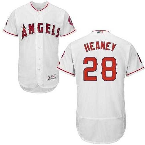 Los Angeles Angels Of Anaheim #28 Andrew Heaney White Flexbase Authentic Collection Stitched MLB Jersey Los Angeles Angels Of Anaheim #28 Andrew Heaney White Flexbase Authentic Collection Stitched MLB Jersey