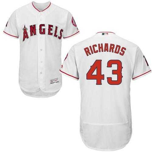 Los Angeles Angels Of Anaheim #43 Garrett Richards White Flexbase Authentic Collection Stitched MLB Jersey