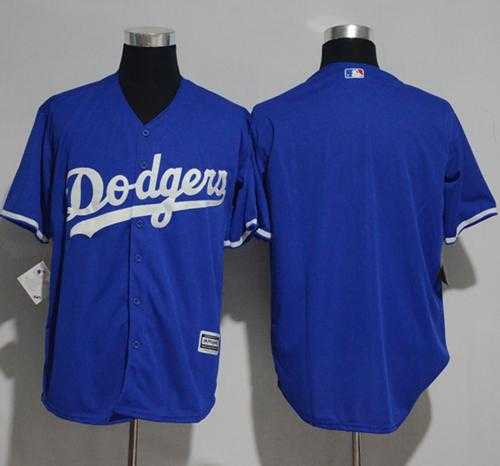 Los Angeles Dodgers Blank Blue New Cool Base Stitched MLB Jersey
