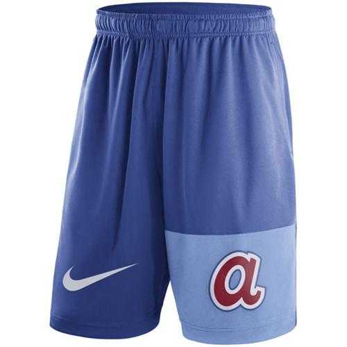 Men's Atlanta Braves Nike Royal Cooperstown Collection Dry Fly Shorts