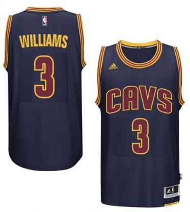 Men's Cleveland Cavaliers #3 Derrick Williams adidas Navy Player Swingman CavFanatic Jersey