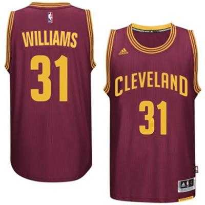 Men's Cleveland Cavaliers #31 Deron Williams adidas Burgundy Player Swingman Road Jersey