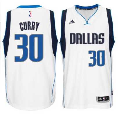 Men's Dallas Mavericks #30 Seth Curry adidas White Swingman climacool Jersey