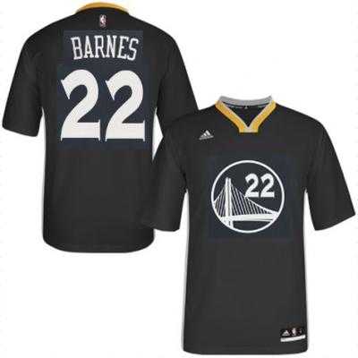 Men's Golden State Warriors #22 Matt Barnes adidas Slate Swingman Alternate Jersey