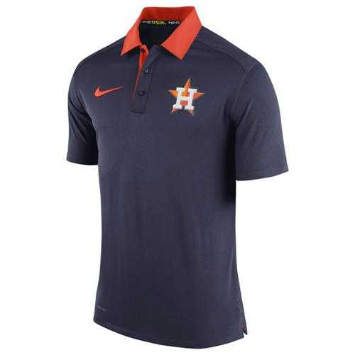 Men's Houston Astros Nike Navy Authentic Collection Dri-FIT Elite Polo