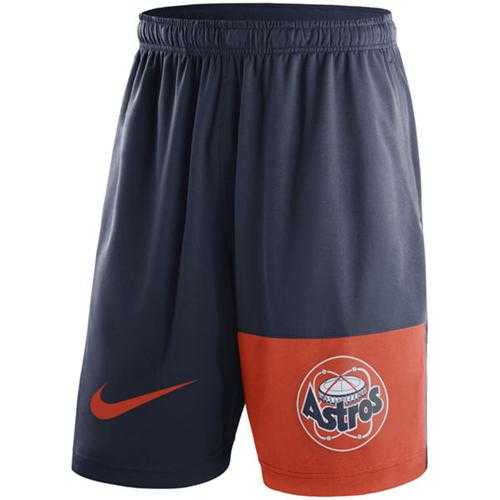 Men's Houston Astros Nike Navy Cooperstown Collection Dry Fly Shorts