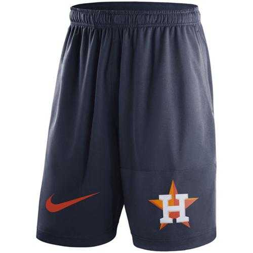 Men's Houston Astros Nike Navy Dry Fly Shorts
