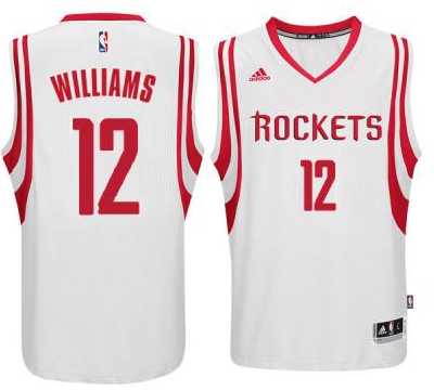Men's Houston Rockets #12 Lou Williams adidas White Swingman climacool Jersey