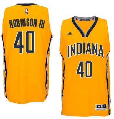 Men's Indiana Pacers #40 Glenn Robinson III adidas Gold Player Swingman Alternate Jersey