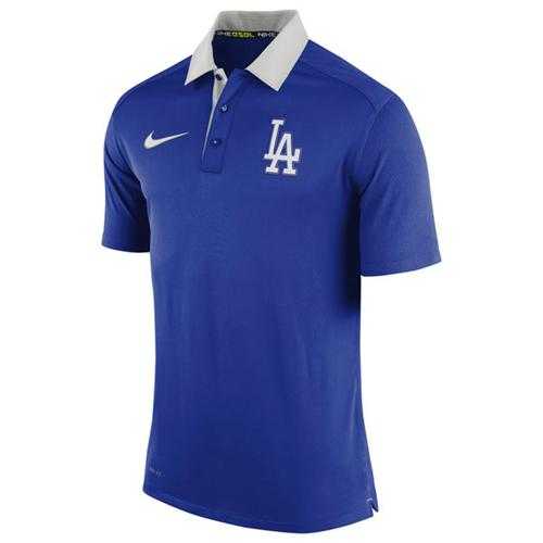 Men's Los Angeles Dodgers Nike Royal Authentic Collection Dri-FIT Elite Polo