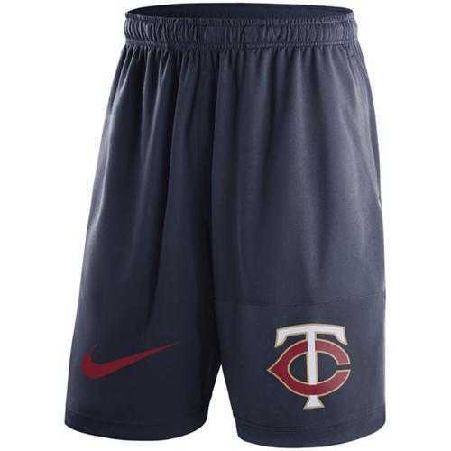 Men's Minnesota Twins Nike Navy Dry Fly Shorts