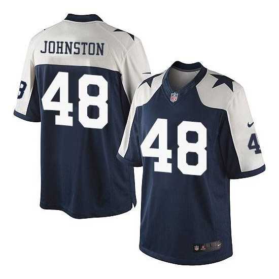 Men's Nike Dallas Cowboys #48 Daryl Johnston Navy Blue Limited Alternate Throwback Jersey Men's Nike Dallas Cowboys #48 Daryl Johnston Navy Blue Limited Alternate Throwback Jersey