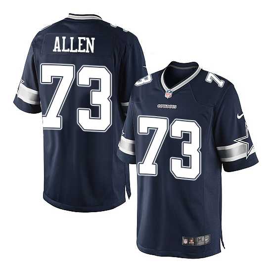 Men's Nike Dallas Cowboys #73 Larry Allen Navy Blue Limited Jersey
