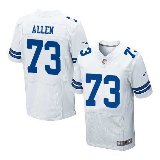 Men's Nike Dallas Cowboys #73 Larry Allen White Stitched NFL Elite jersey
