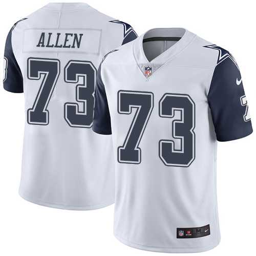 Men's Nike Dallas Cowboys #73 Larry Allen White Stitched NFL Limited Rush Jersey Men's Nike Dallas Cowboys #73 Larry Allen White Stitched NFL Limited Rush Jersey