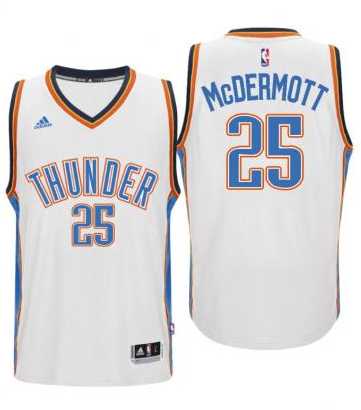Men's Oklahoma City Thunder #22 Doug McDermott adidas White Player Swingman Jersey