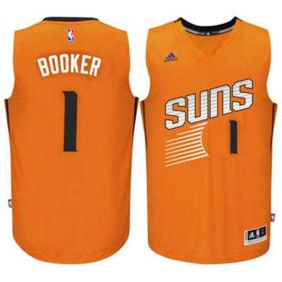 Men's Phoenix Suns #1 Devin Booker adidas Orange Swingman climacool Jersey Men's Phoenix Suns #1 Devin Booker adidas Orange Swingman climacool Jersey