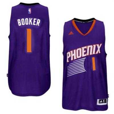 Men's Phoenix Suns #1 Devin Booker adidas Purple Swingman Road Jersey Men's Phoenix Suns #1 Devin Booker adidas Purple Swingman Road Jersey