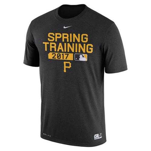 Men's Pittsburgh Pirates Nike Black Authentic Collection Legend Team Issue Performance T-Shirt