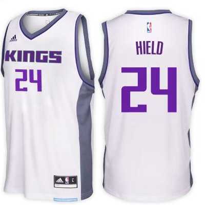 Men's Sacramento Kings #24 Buddy Hield adidas White Swingman Home Jersey