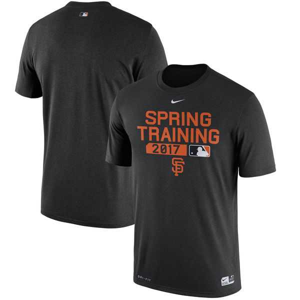 Men's San Francisco Giants Nike Black Authentic Collection Legend Team Issue Performance T-Shirt