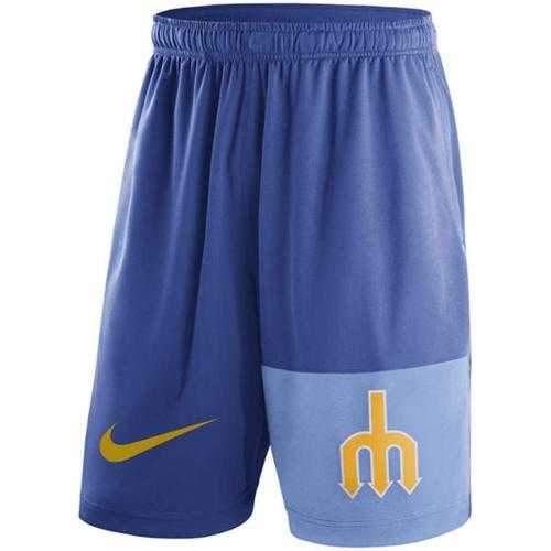 Men's Seattle Mariners Nike Royal Cooperstown Collection Dry Fly Shorts
