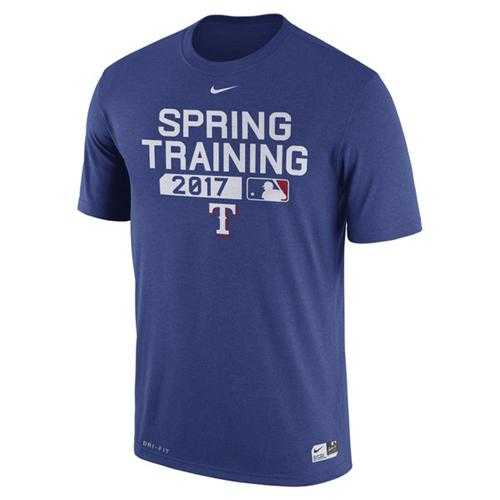 Men's Texas Rangers Nike Royal Authentic Collection Legend Team Issue Performance T-Shirt